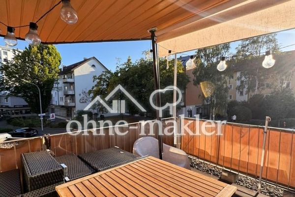 1,5-Zimmer möblierte Wohnung mit Balkon in zentraler Lage