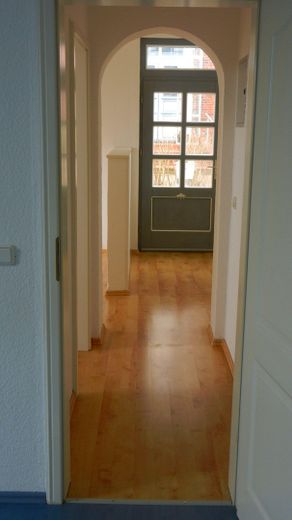 Durchsicht vom Schlafzimmer