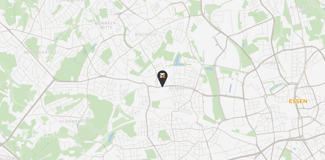 Local commercial avec véranda et terrain privé – Lageplan (Makro)