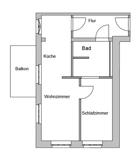 Wohnungsgrundriss