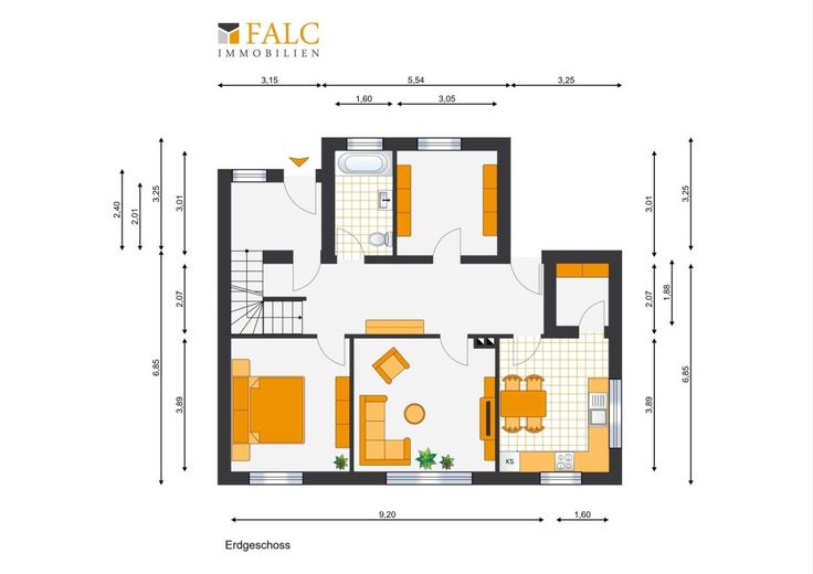 Vermietetes 2-Parteienhaus in schöner Lage – Erdgeschoss