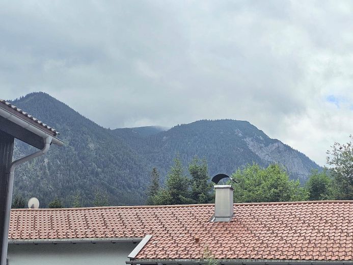 Bergblick von der Terrasse