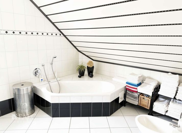 Exklusives Anwesen mit Wohnhaus, Büroflächen und Gewerbehalle auf weitläufigem Grundstück – Badezimmer