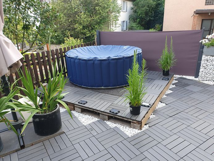 Großzügige 4,5 Zimmer Oase in Heilbronn Ost mit traumhafter, großer Terrasse und 2 Balkonen – Terrasse 