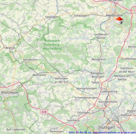 Wohnen auf zwei Ebenen am Pfühlpark - FALC Immobilien Heilbronn – Umgebung