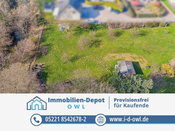 Wohnen an der Werre in Schötmar: ca. 788 m² großes Baugrundstück – फोटो 1