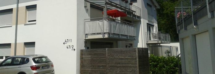 Stylish 3-Room Apartment in Langenau – Außenansicht SüdWest