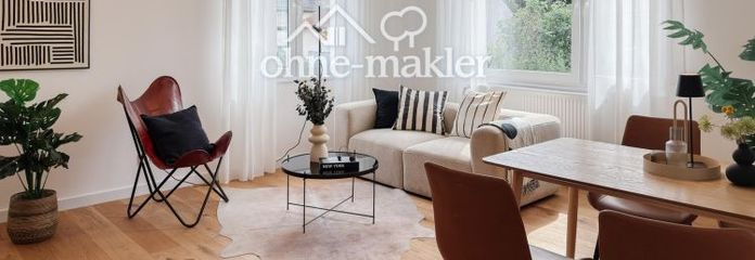 Frankfurt vor der Haustür: hochwertige 84-m²-Wohnung mit Balkon im stilvollen 3-Parteien-Haus