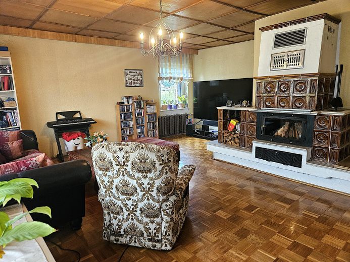 Einfamilienhaus mit Wintergarten in Wendseenähe – provisionsfrei – Wohnzimmer