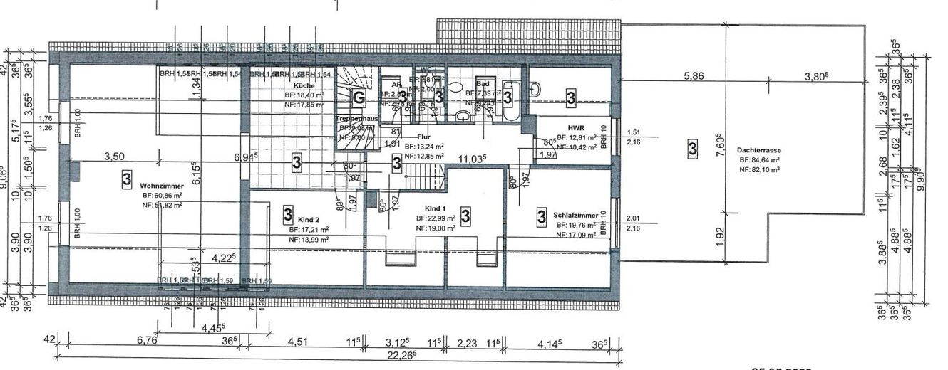 Grundriss Wohnung