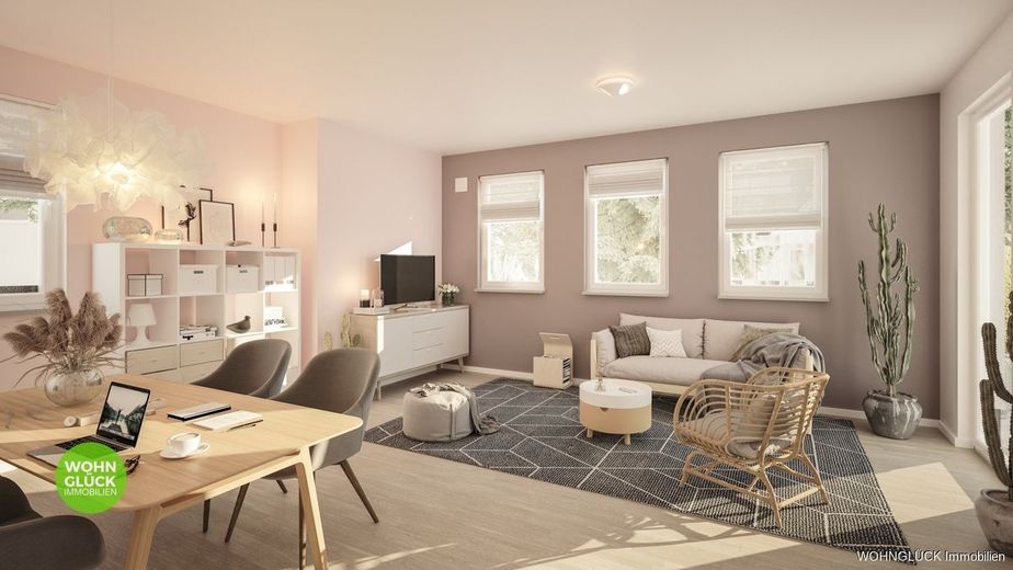 Neubau - Generationenhaus mit 2 Einheiten in Dieburg – Wohnbereich-EG