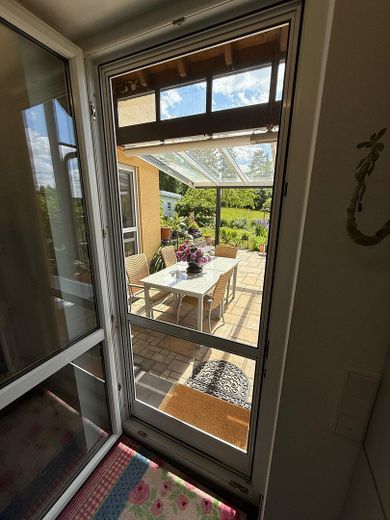 Blick auf die Terrasse