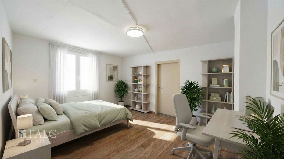 Hier wird der (T)Raum wahr - FALC Immobilien Heilbronn – Schlafzimmer im Nebengebäude