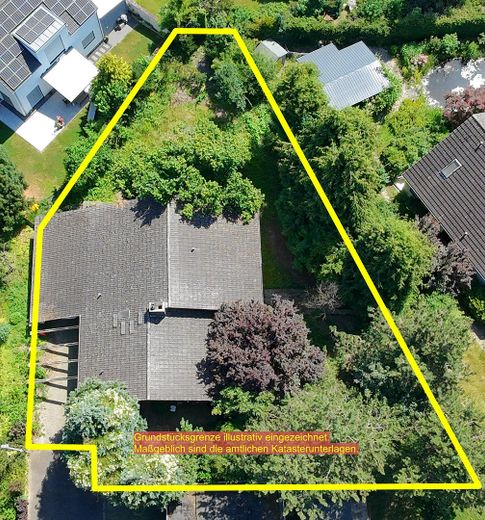 Gran parcela (con edificio existente) en Kelkheim-Fischbach, de particular – Vogelperspektive