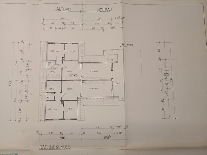 Aantrekkelijk appartementencomplex in Otterberg, 5 wooneenheden – Grundriss Dachgeschoss