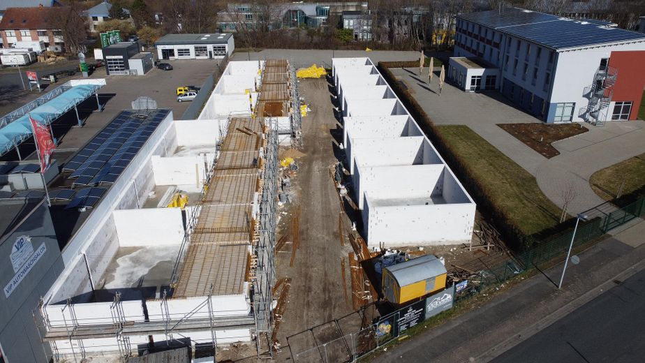 Luftbild Bauphase