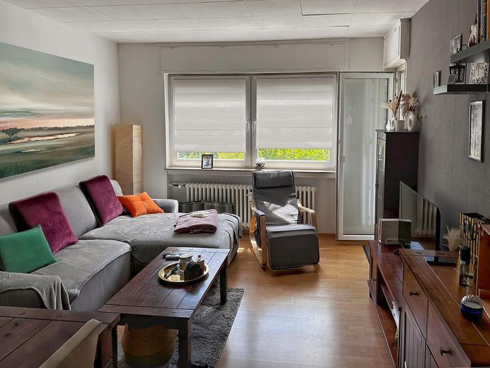 Zimmer 2, 20 qm, Balkonzugang 