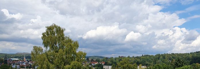 Ausblick vom Balkon