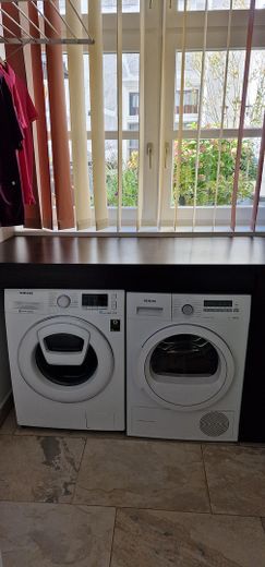 Wasch- und Trocknerbereich