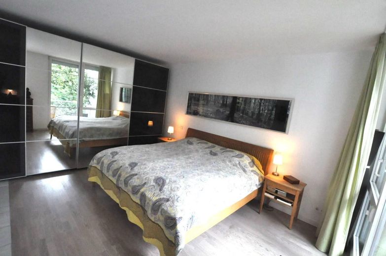 Attico esclusivo in posizione privilegiata con vista sul parco sud – Schlafzimmer