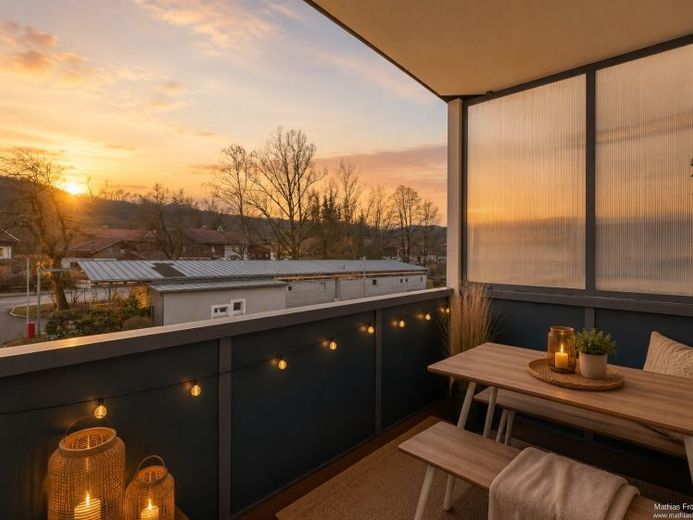 Wohnen, wo andere Urlaub machen – hochwertig renovierte 3-Zimmer-Wohnung nahe Schliersee – Foto 1
