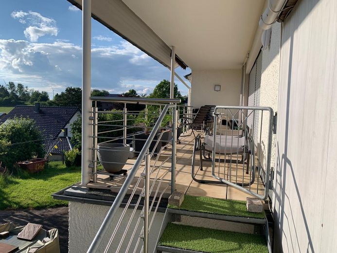 ca 20 qm großer Südbalkon