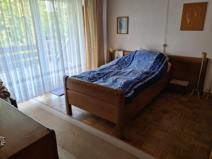 Schlafzimmer mit Balkon