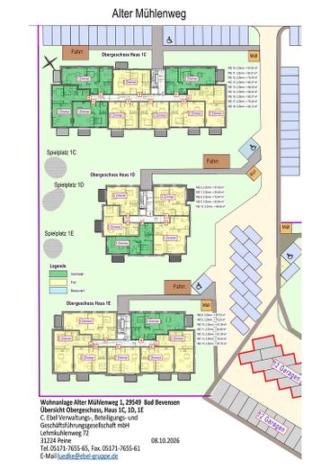 Erstbezug: Moderne Wohnung im 1. Obergeschoss und Balkon sowie energieeffizientem Wohnkomfort – Obergeschoss Haus 1c,d,e