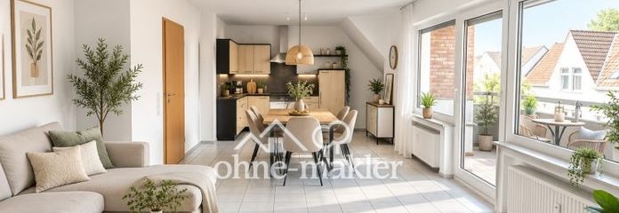 Above the rooftops of Langenfeld – 3 rooms with balcony & fitted kitchen