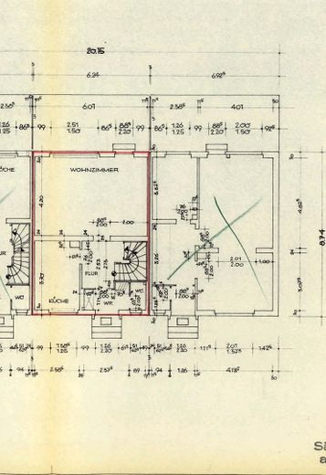 Modern saniertes Reihenhaus mit Garten in Wiesbaden-Südost – Grundriss EG