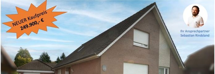 ***NEUER KAUFPREIS***
Einfamilienhaus mit Einliegerwohnung in zentraler Lage von Ostrhauderfehn