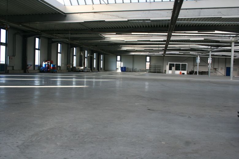 Hallenfläche geräumt