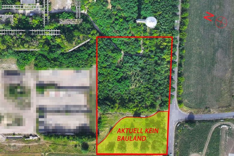 Provisionsfreie Gewerbefläche bei Magdeburg zum Sonderpreis ! – Vogelperspektive nah