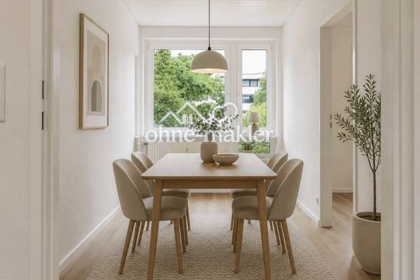 Frisch renovierte 3-Zi-Whg in gepflegter Wohnanlage - provisionsfrei!