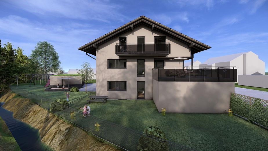 Wohnen mit Weitblick – 3-Zi.-Terrassenwohnung mit Traum-Dachterrasse – Ansicht - West III