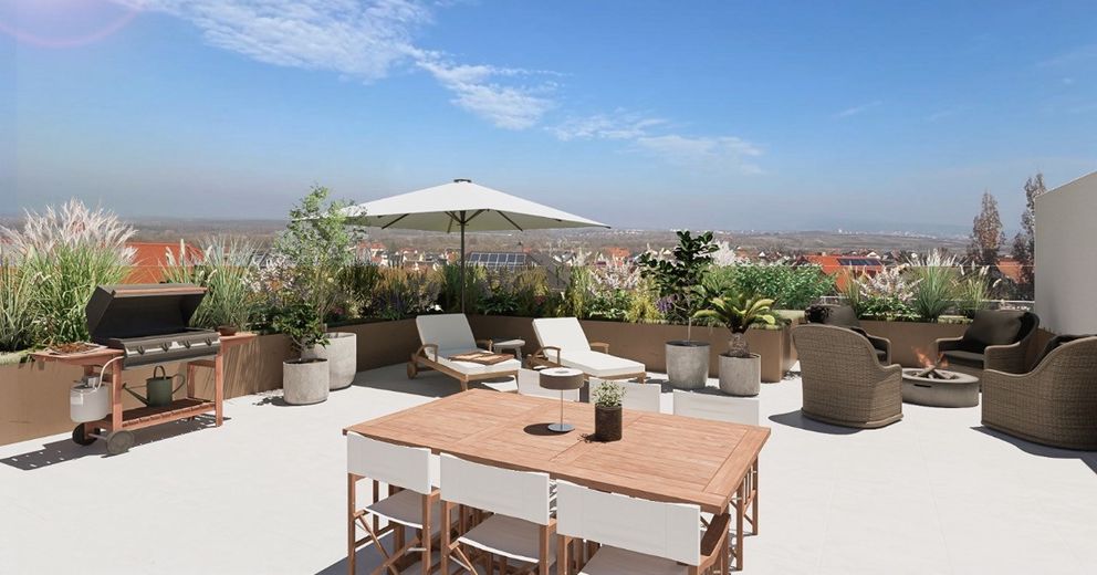 Malschenberg / Penthouse mit großzügiger (Dach)Terrasse und Panoramablick – Foto 1