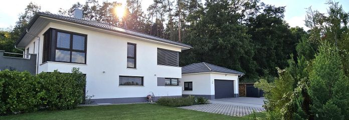 Seitenansicht-Garten