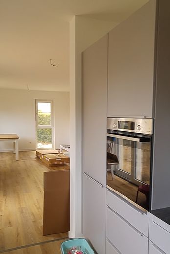 3 Zimmer mit Terrasse und Garten, Einfamilienhausalternative für eine kleine Familie/Paar – offene Küche/Wohnzimmer