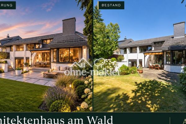 Casa progettata da architetto con galleria su un terreno di 1.294 m²