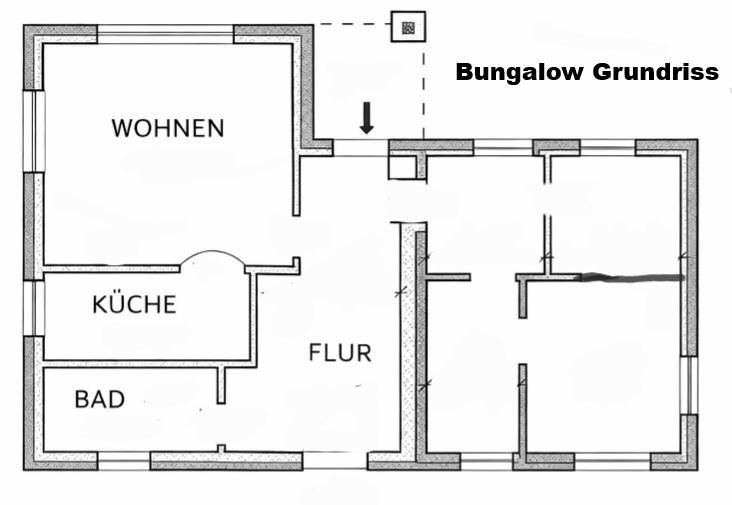 Sofort bezugsfertiger Bungalow 90 qm in 21244 Holm-Seppensen – Bungalow Grundriss