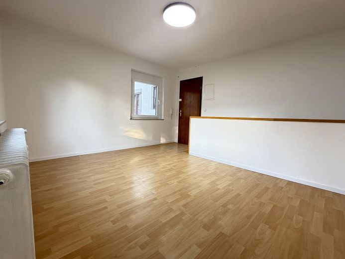 WOW! Lichte en gerenoveerde 1,5-kamerwoning met nieuwe keuken om je thuis te voelen – Helles Wohn-/Schlafzimmer