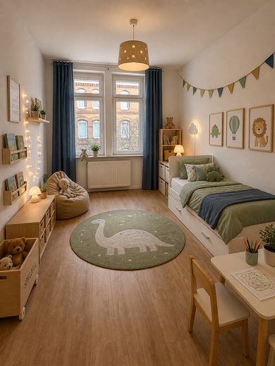 Mietrendite von 7,3% möglich!!! 10-Fam.-Haus in Hannover-Linden Mitte zu verkaufen – Kinderzimmer