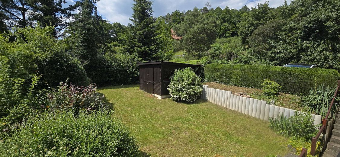 Aussicht zum Garten EG+DG