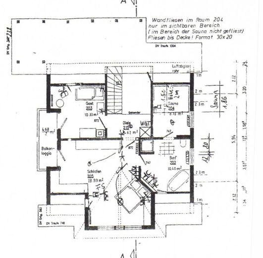 Grundriss Dachgeschoss