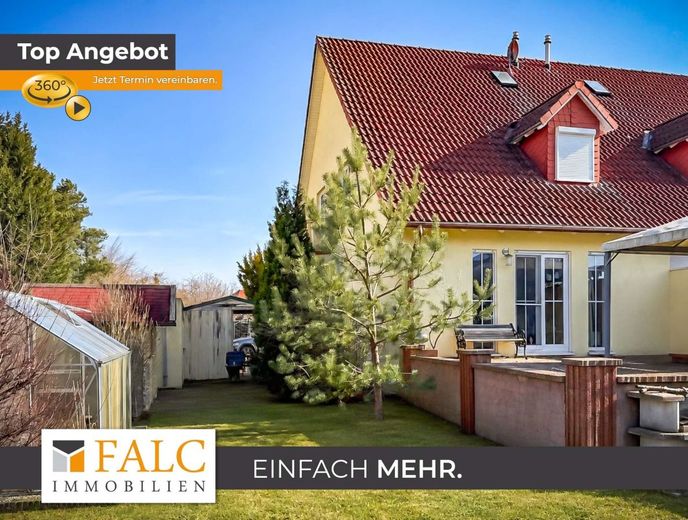 Leben und Arbeiten in perfekter Balance: Ihr neues Doppelhaus im Grünen! – Titelbild