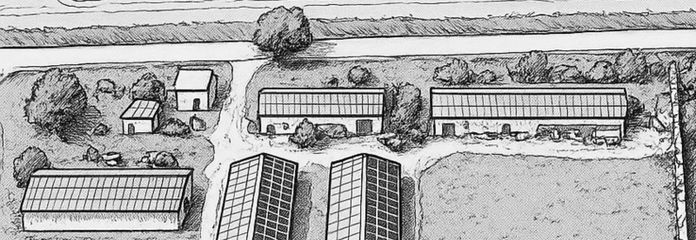 Zeichnung des Grundstücks