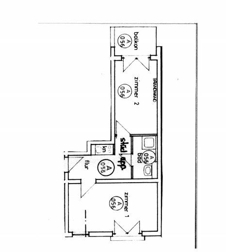 Charmante 2-Zimmer-Wohnung mit Balkon - vermietet und ideal für Kapitalanleger – Grundriss