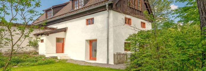 Historische Wassermühle am Lüßbach – einzigartiges Refugium auf 2.678 m² bei Berg – Historische Wassermühle