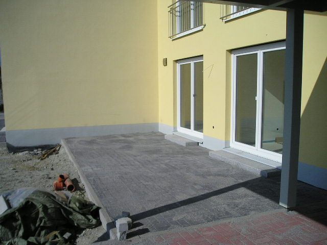 geschützte Terrasse