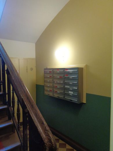 Sfeervol 2-kamerappartement in een oud gebouw met privétuin & terras in Berlijn-Pankow – Briefkästen